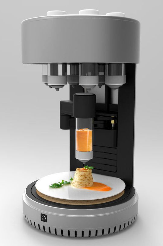 futuro da impressão 3d comida